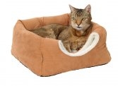 Faux Sheepskin 2 in 1 Cat Bed