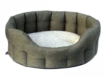 Luxury Heavy Duty Basketweave Oval Bed