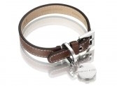 Saffiano Leather Collar