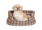 Classic Check Cream Slumber Bed