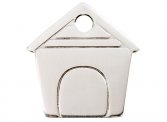 Engraved Stainless Steel Dog House Tag