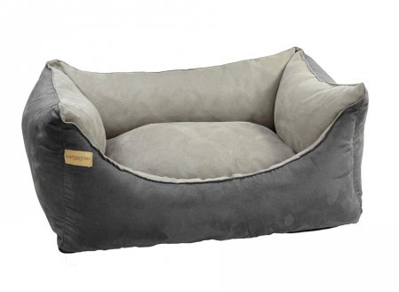 Rectangular Faux Suede Snuggle Bed