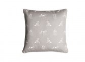 Grey Bertie Print Cushion