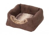 2 in 1 Artic Faux Fur Cat bed