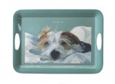 "Scruffy Love" Melamine Tray