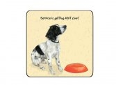Scruffy Mutts "Service" Coaster