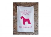 'The Snazzy Schnauzer" Tea Towel