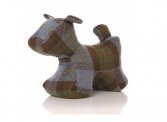Blue Tartan Door Stop