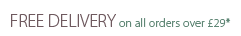 Free delivery on all orders over £29